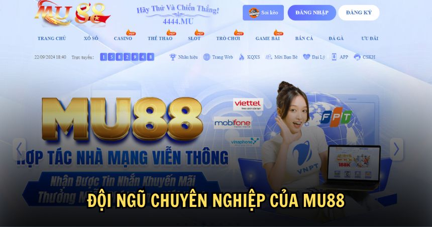 Đội ngũ nhân viên chuyên nghiệp chăm sóc khách hàng